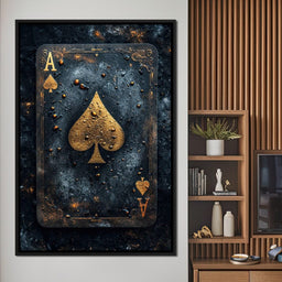 Golden Ace of Cosmic Dust - NicheCanvas