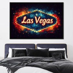Las Vegas Neon Stardust - NicheCanvas