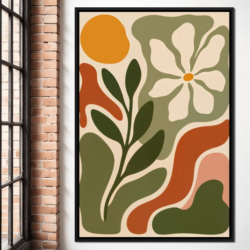 Daisy Maps For A Gentle Planet - TooplesArt Canvas Print