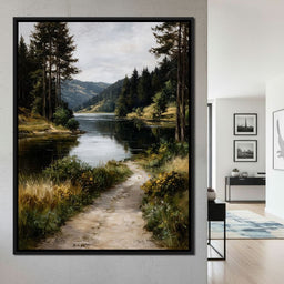 Pine Valley River Pathway - NicheCanvas