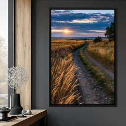 Golden Hour Journey Home - NicheCanvas