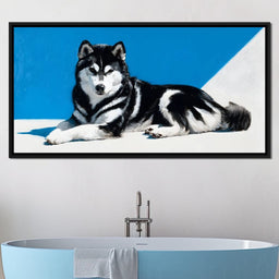 Majestic Husky Sunlit Bliss - NicheCanvas