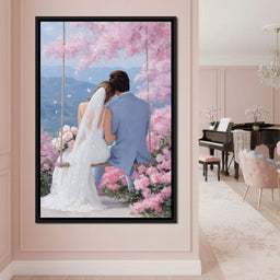 Wedding Vows Under Blossom Skies - NicheCanvas