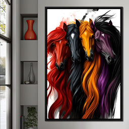 Equestrian Quartet Harmony - NicheCanvas