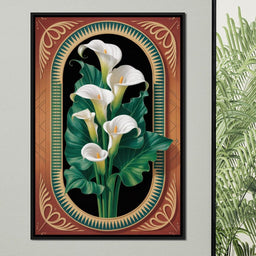 Art Deco Calla Symphony - TooplesArt - NicheCanvas