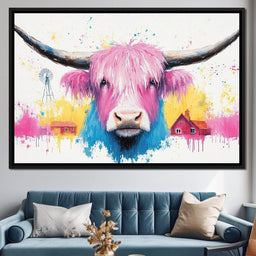 Highland Harmony Burst - NicheCanvas