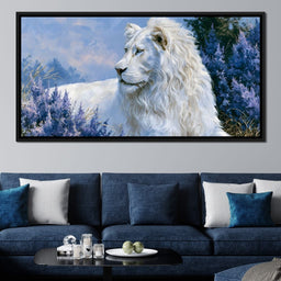 Noble Monarch of Lavender Fields - NicheCanvas