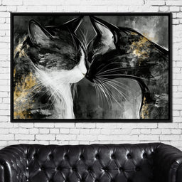 Gentle Connection Of Midnight Souls - NicheCanvas