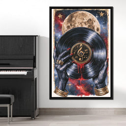 Midnight Melodies Beneath The Lunar Glow - NicheCanvas