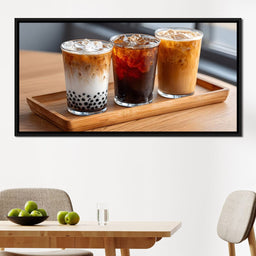 Trio of Iced Cafe Delights - NicheCanvas