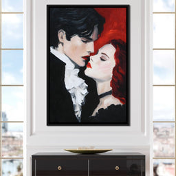 Gothic Lovers Midnight Kiss - NicheCanvas