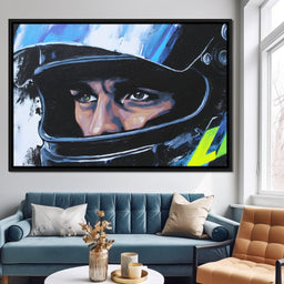 Racing Driver Intense Focus - NicheCanvas