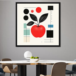 Geometric Apple - NicheCanvas