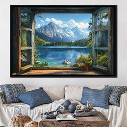 Alpine Serenity Vista - NicheCanvas