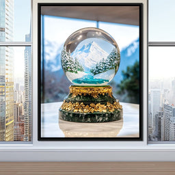 Winter Wonderland Globe Enchantment - NicheCanvas