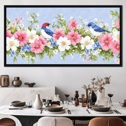 Delicate Harmony of Blossoms - NicheCanvas