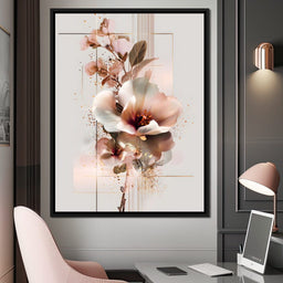 Delicate Petals Radiant Calm - NicheCanvas