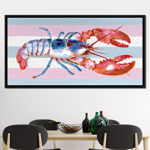 Oceanic Lobster Symphony Canvas Print