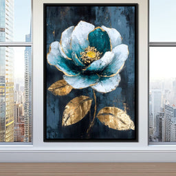 Golden Reflections Petal Dreams - NicheCanvas