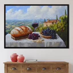Tuscan Vineyard Bounty - NicheCanvas