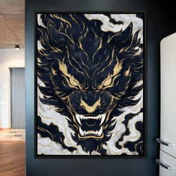 Golden Tempest Tiger Roar - NicheCanvas
