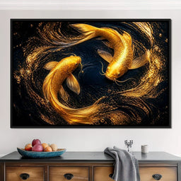 Koi Gold Current - NicheCanvas