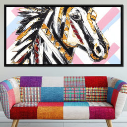 Energetic Equine Vibrance - Alicia Smith - NicheCanvas
