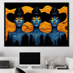 Electric Trinity - TooplesArt - NicheCanvas