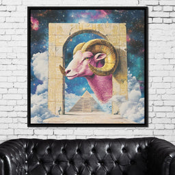 Celestial Gateway Ram - NicheCanvas