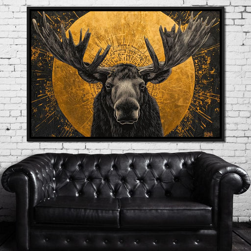 Golden Majesty of the Wild Canvas Print