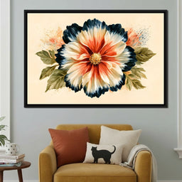 Rustic Petals Dancing Under Shadow - NicheCanvas