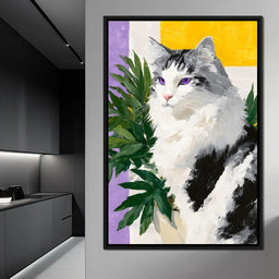 Maine Coon Violet Eye Majesty - NicheCanvas
