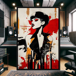 Rebellion in Sable Tones - NicheCanvas