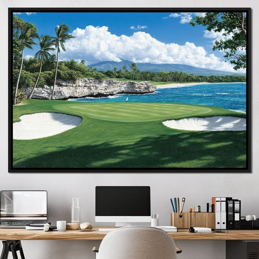 Exotic Golf Course Canvas Print