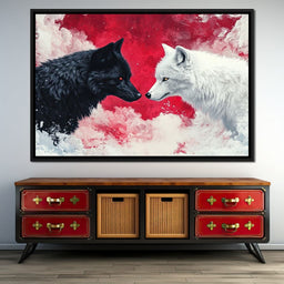 Standoff of the Wolves - NicheCanvas