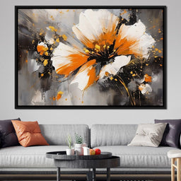 Radiant Floral Tempest - NicheCanvas