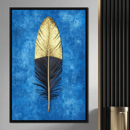 Golden Plume Harmony - NicheCanvas