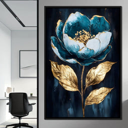 Golden Petal Rebirth - NicheCanvas