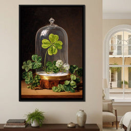 Lucky Clover Glass Dome - NicheCanvas