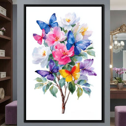 Butterfly Garden Bouquet Sale - NicheCanvas