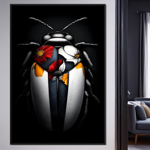 Beneath Floral Wings Canvas Print