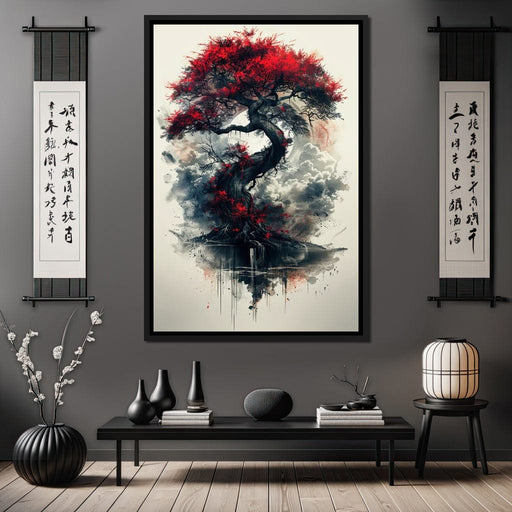 Sanguine Canopy Resilience Canvas Print