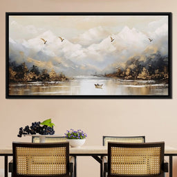 Tranquil Alpine Morning Voyage - NicheCanvas