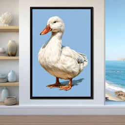 Noble Duck Standing Tall - NicheCanvas