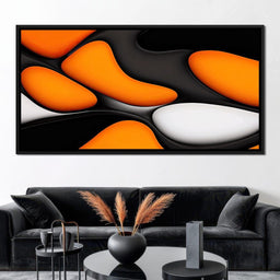 Tangerine Swirl - TooplesArt - NicheCanvas