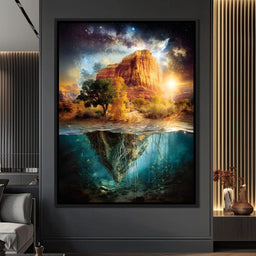 Celestial Canyon Dual Realm - NicheCanvas