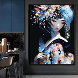 Flash Light Chaos Geisha - NicheCanvas