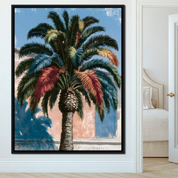 Painted Palms Under Southern Light - NicheCanvas