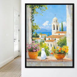 Mediterranean Morning Calm - NicheCanvas