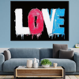 Colorful Expression of Love - NicheCanvas